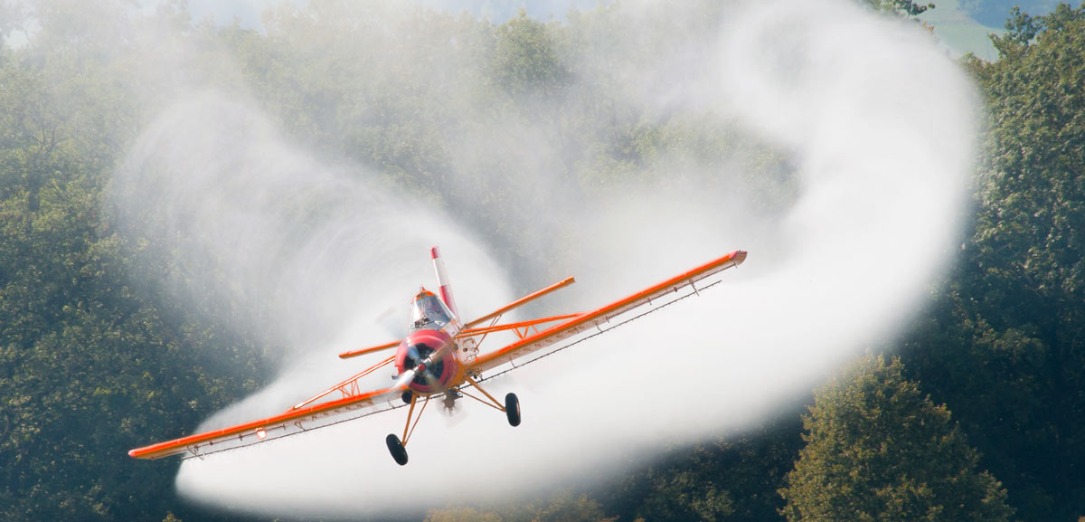 Fumigación aérea